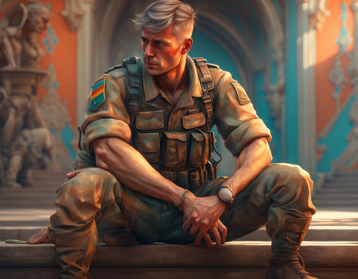 German Soldiers in Hotpants: 8K Concept Art