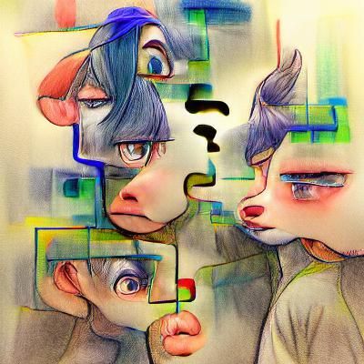 Abstract Image of AI Interpretation of Confusion