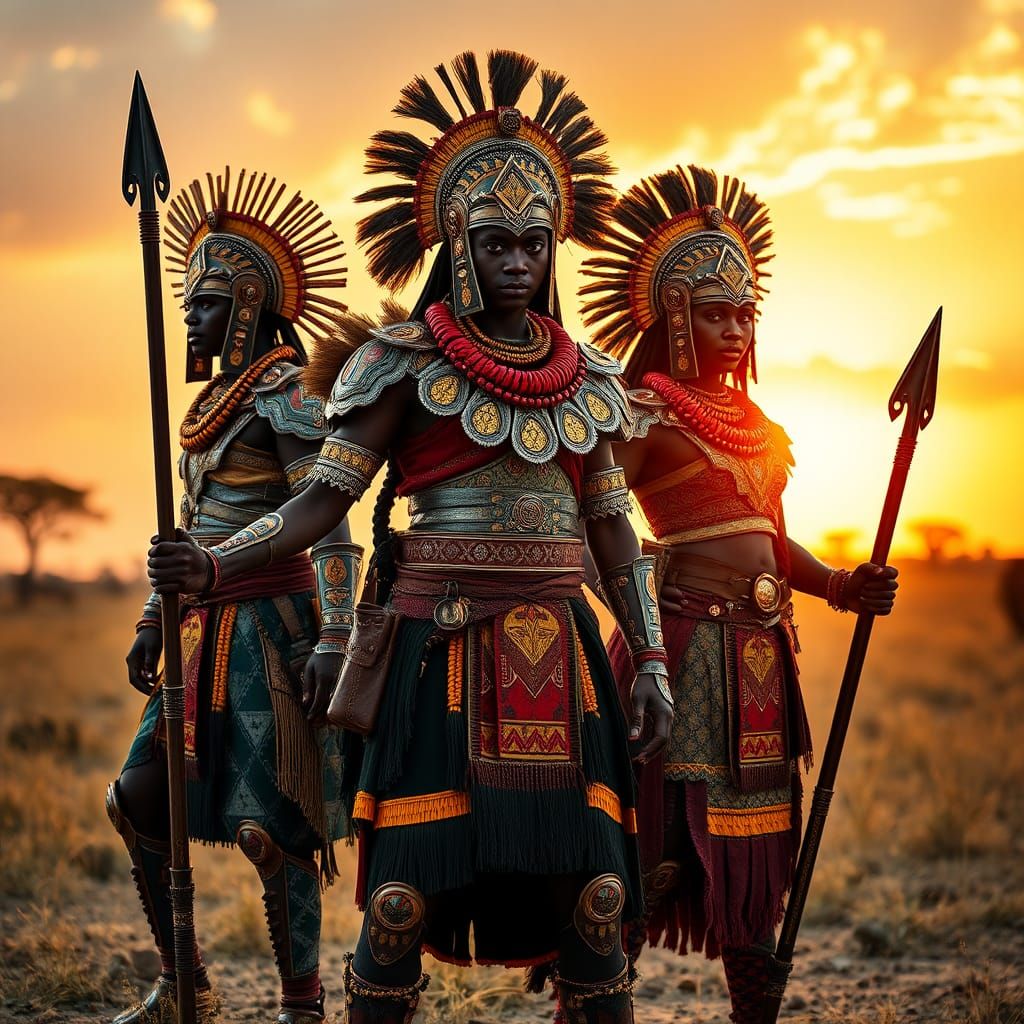 african warriors