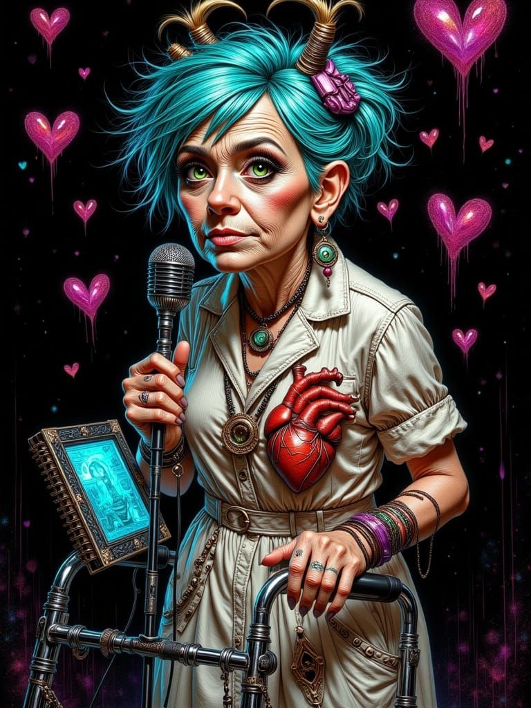 **(A One Day™ Parody)** A little old punk designer performin...