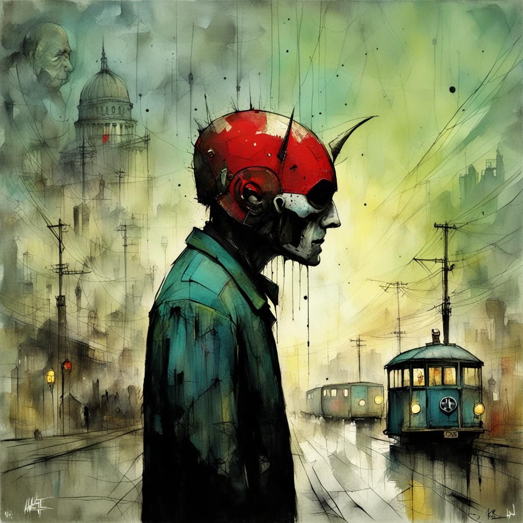 Surreal Dark Fantasy Character Art