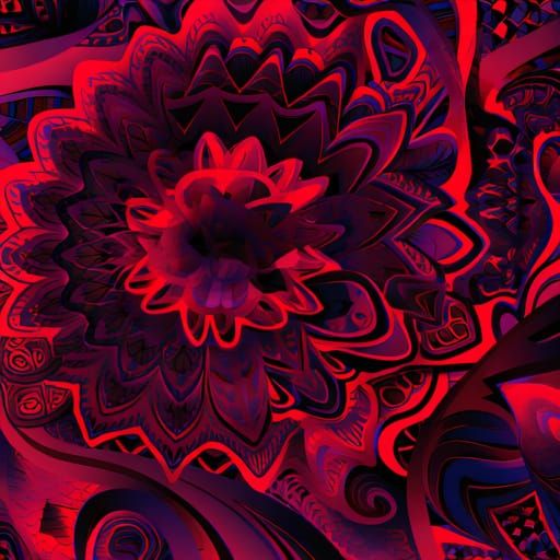 Avant-Garde Fractal Design: Abstract Rebellion