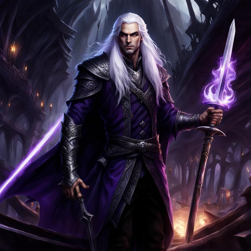 Grey Elf Magic User on the Wizard Eye