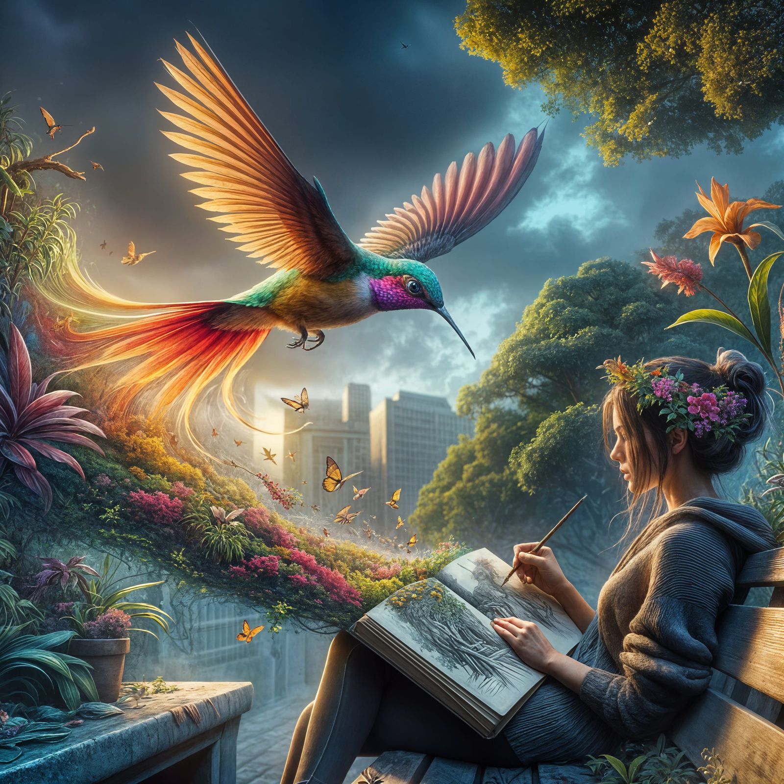 Garden Sketchbook Comes to Life in HDR