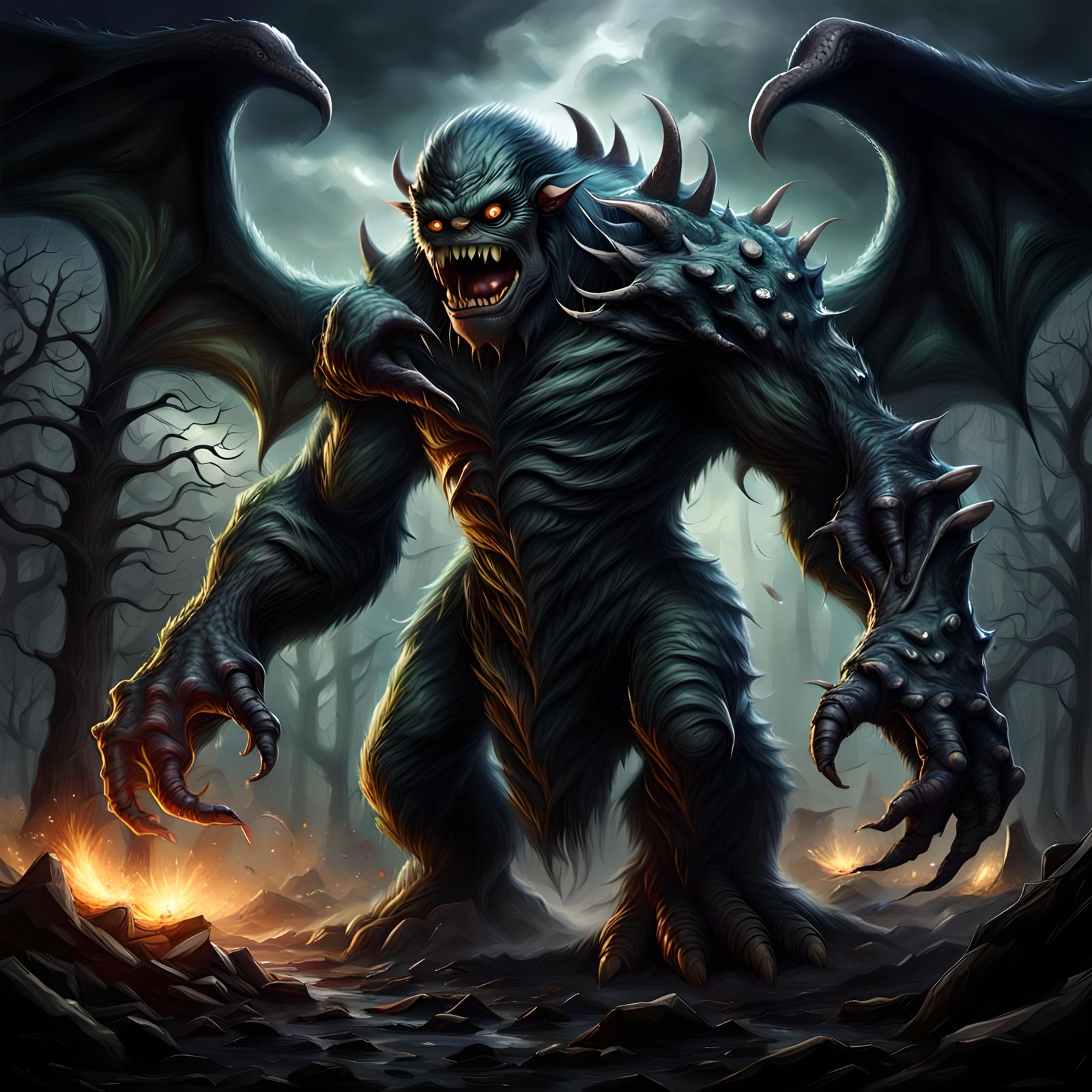 Realistic Photo of a Fantasy Monster