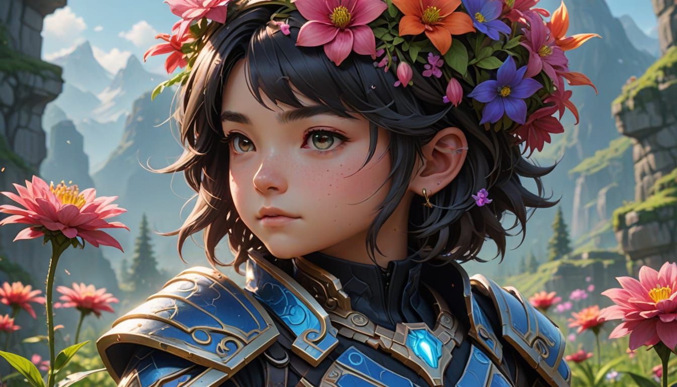 High Level Bloom AI Generated Art