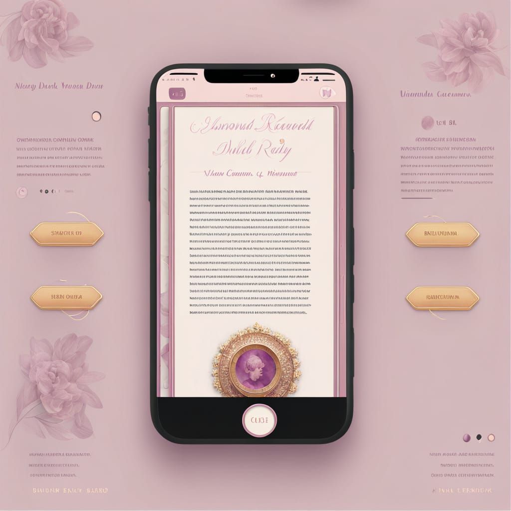 Ebook Reader App Landing Page UI Design