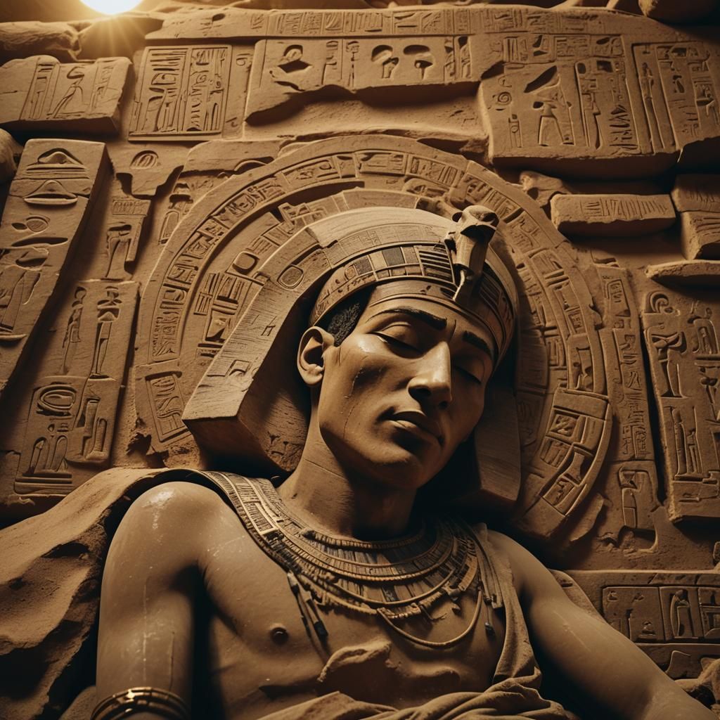 Akkmon Ra's Slumber in Ancient Egypt