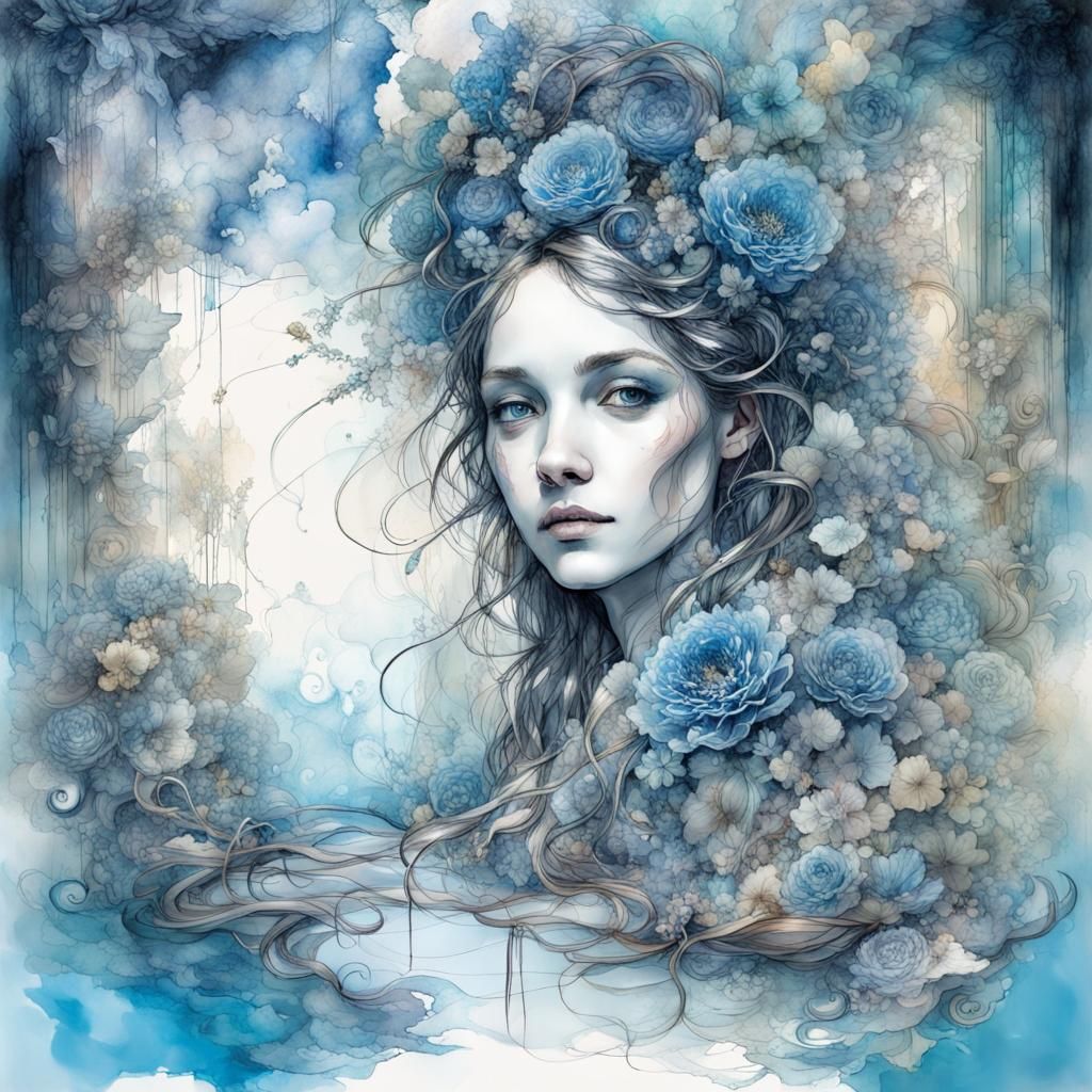 Wishing Well Mind: Rococo Line Art Installation