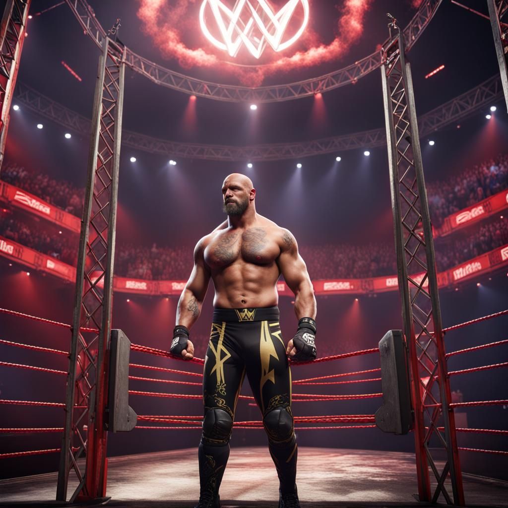 WWE Wrestling Fantasy Concept Art in 8k