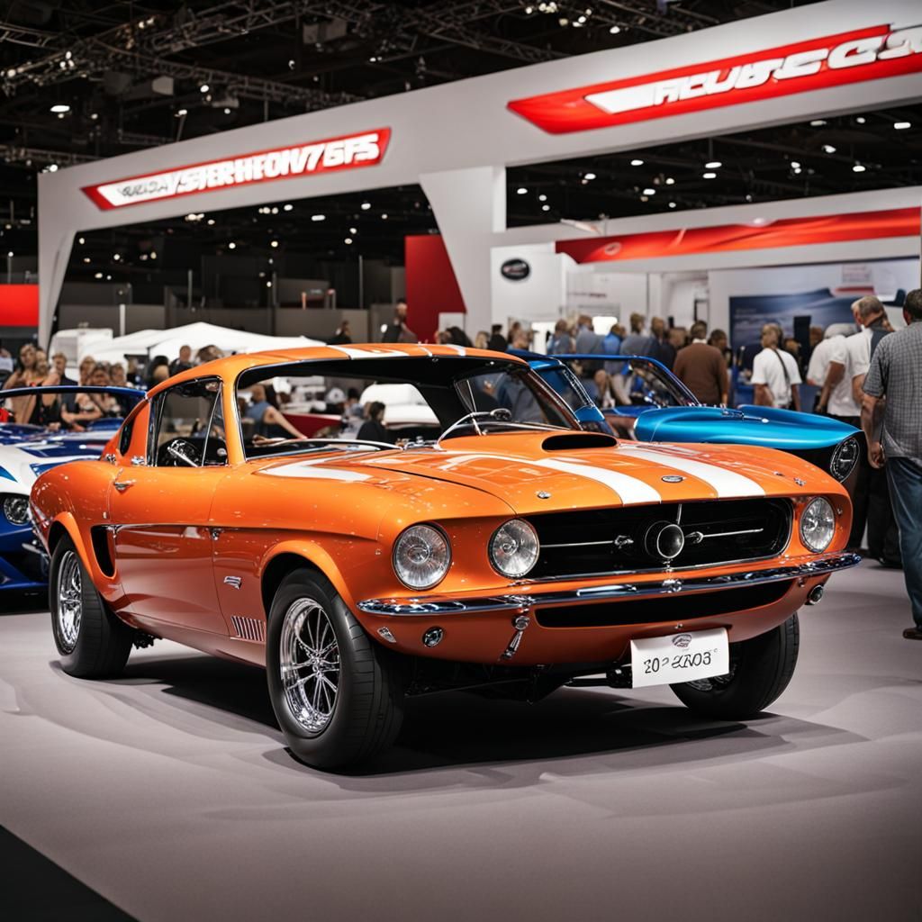 Sports Cars at a Car Show