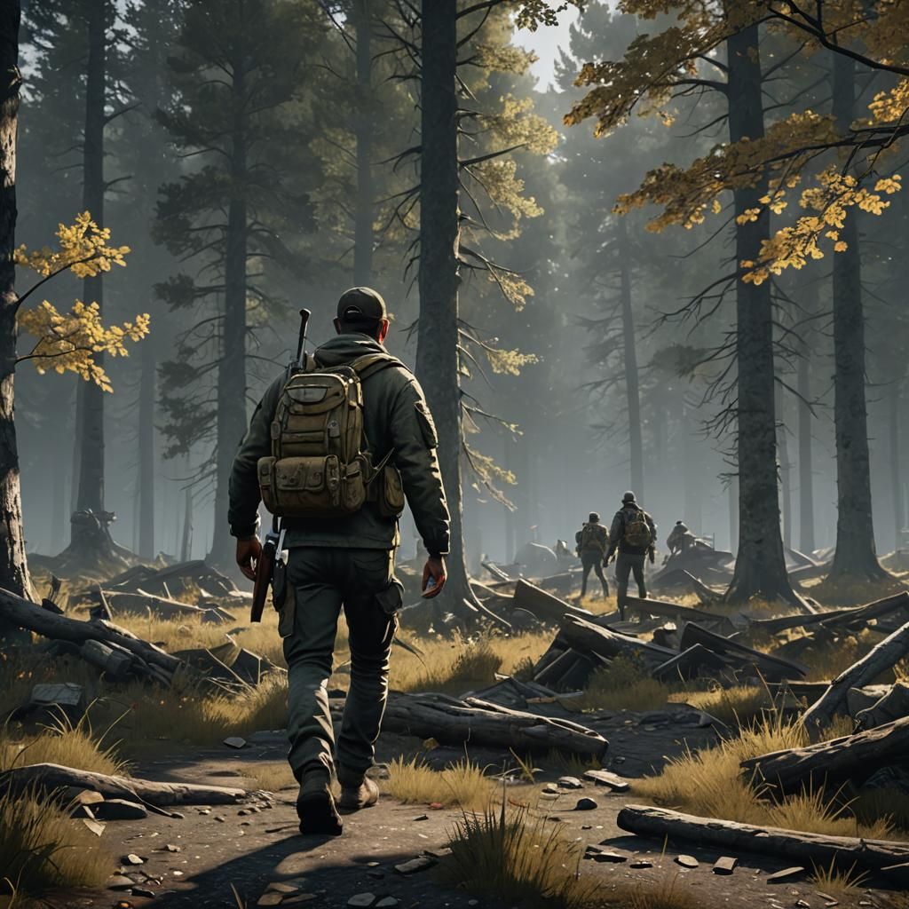 Dayz Lone Survivor in 3D Game Cinematic Style