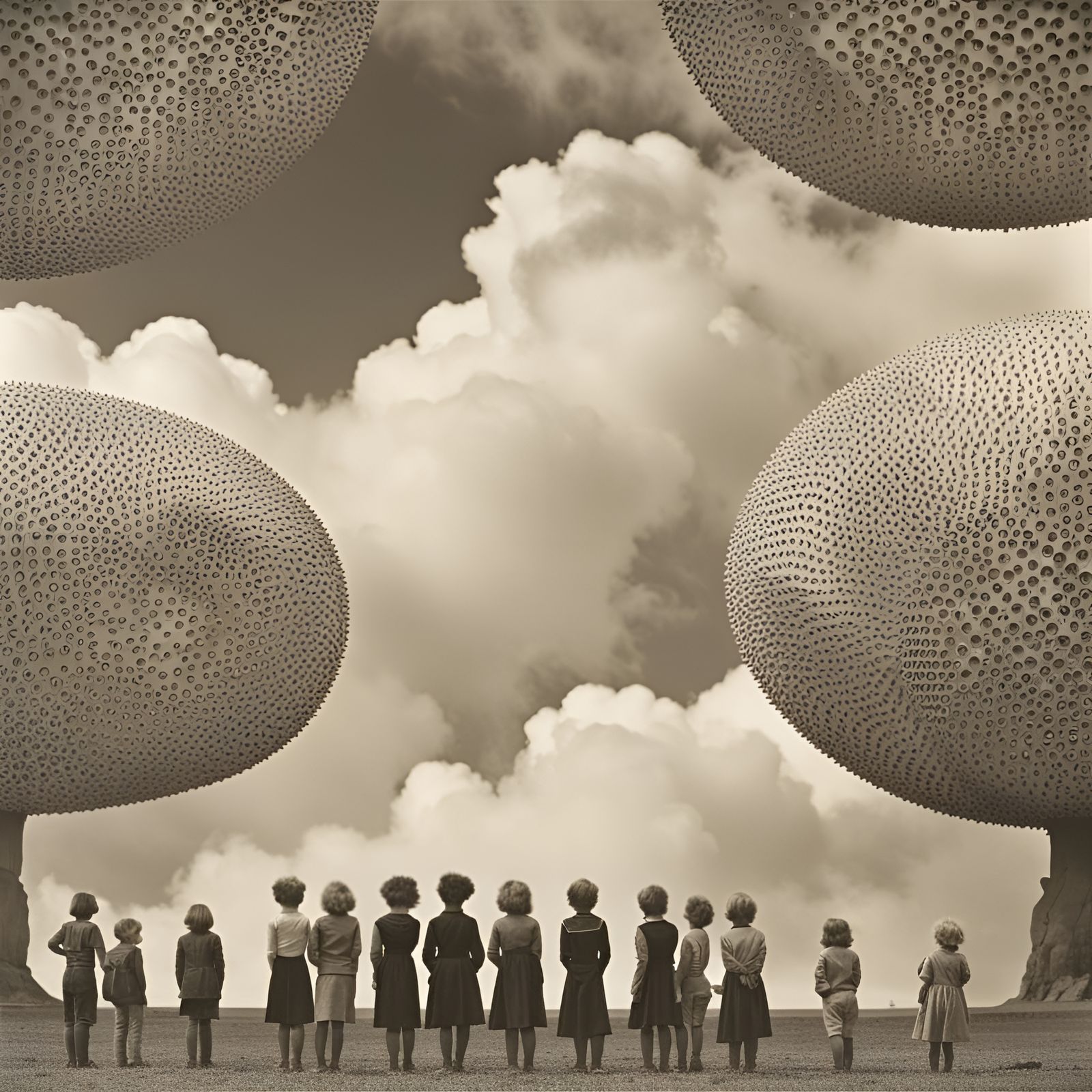 Surreal Sci-Fi Augury in Vintage Style