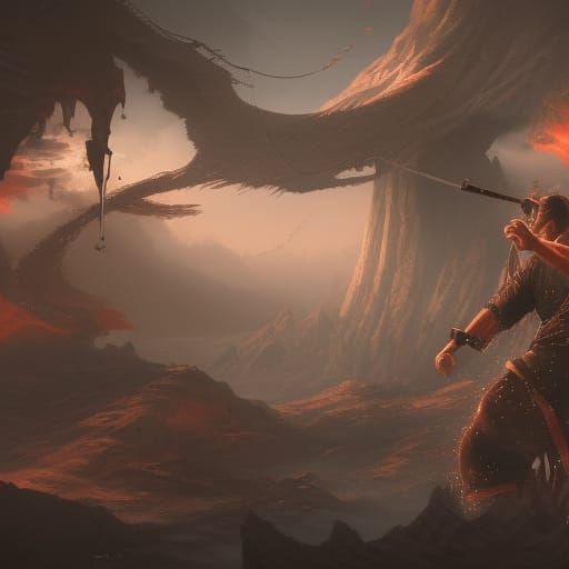 Fantastical Martial Arts Concept Art in 8K