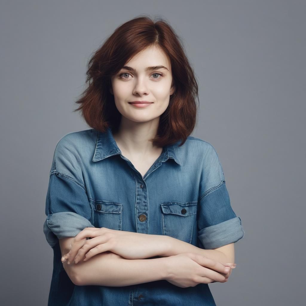 Surreal Abstract Portrait Radiating Inner Strength