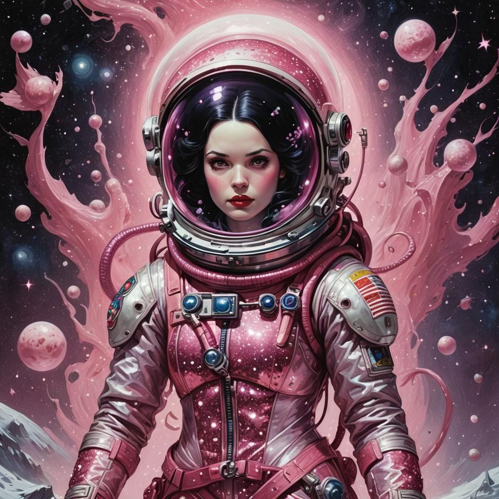 Sinister Snow White Space Mermaid Cosmonaut