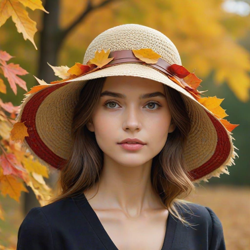 Autumn Leaves Hat: A Woven Masterpiece