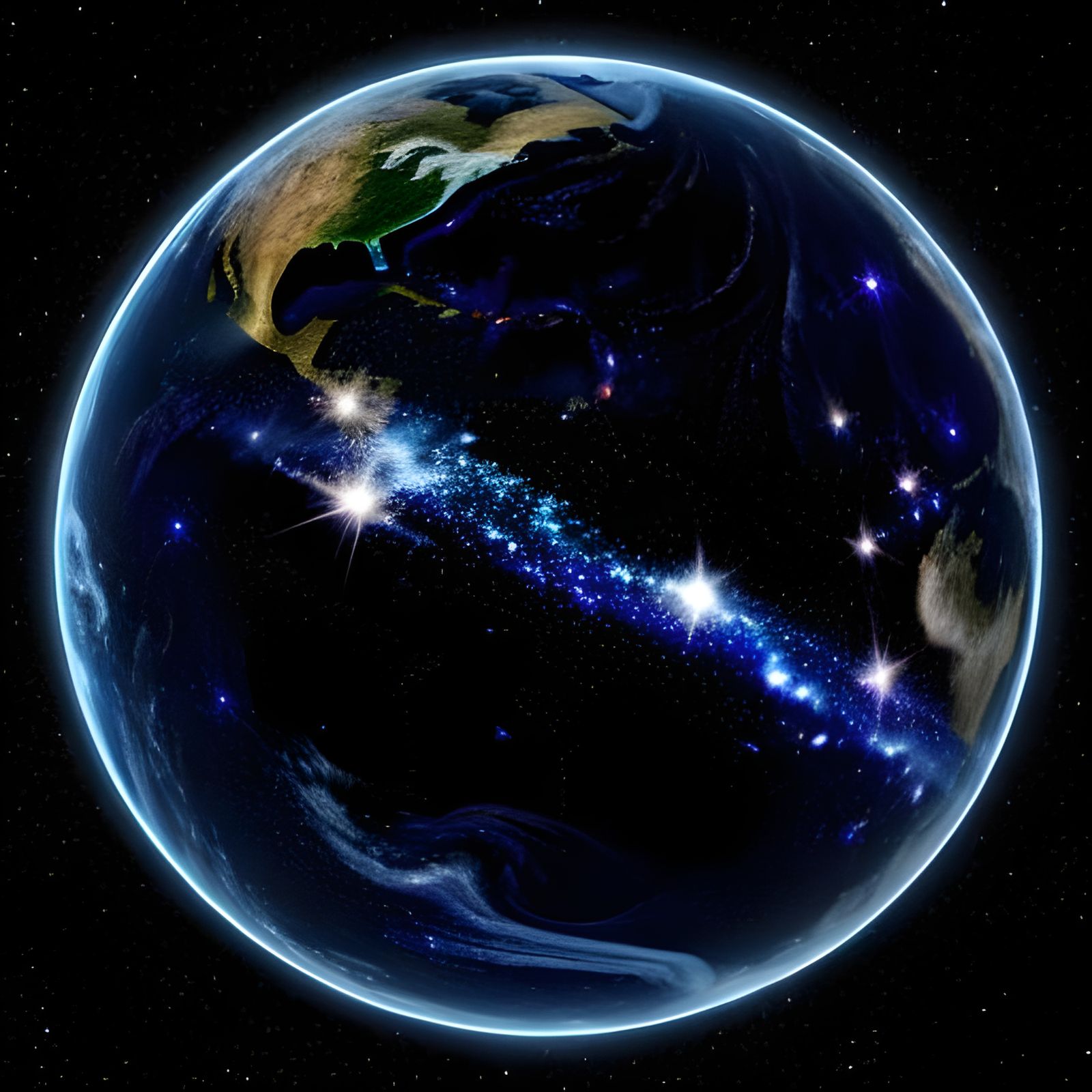 Galactic Girl: A Cosmic Portrait