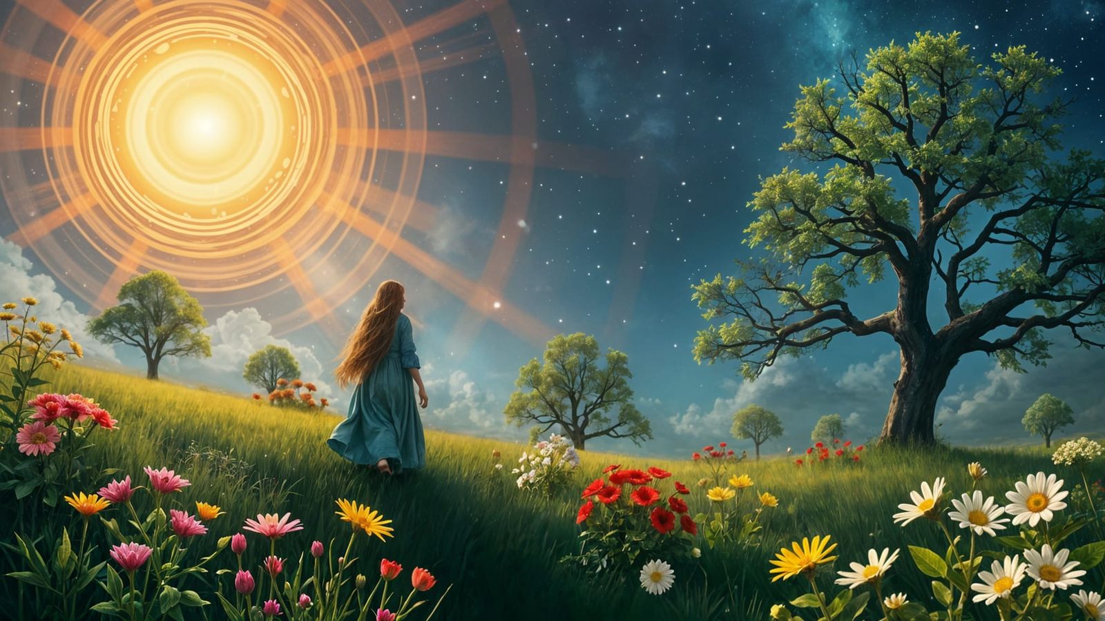 Springtime Fae Mirth and Wonder in Fantasy World