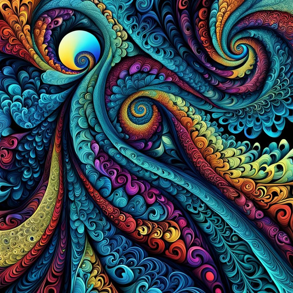 Abstract Digital Rendering of a Spiritual Plea