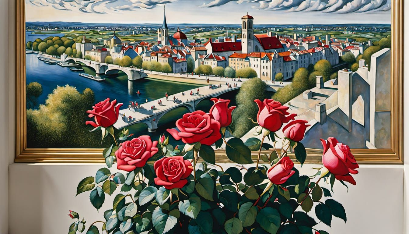 Ethereal Valentine's Day Card in Dreamlike, Photorealistic S...