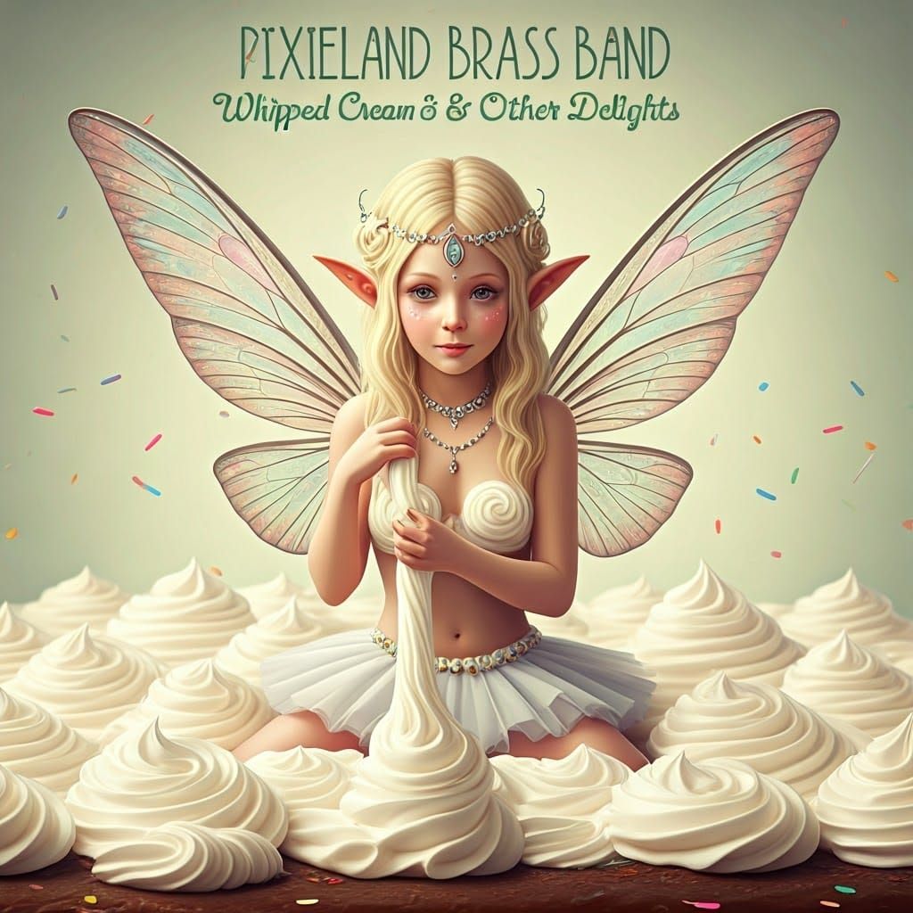 Whimsical Pixie with Whipped Cream