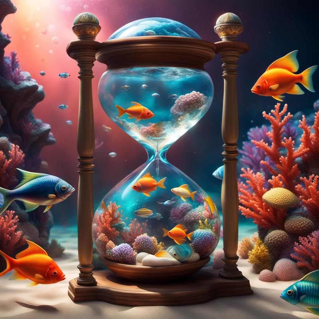 Hourglass World: Planets Above, Coral Reef Below
