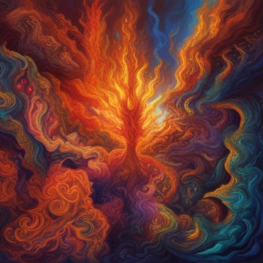 Chaotic World of Twisted Shapes and Colors
