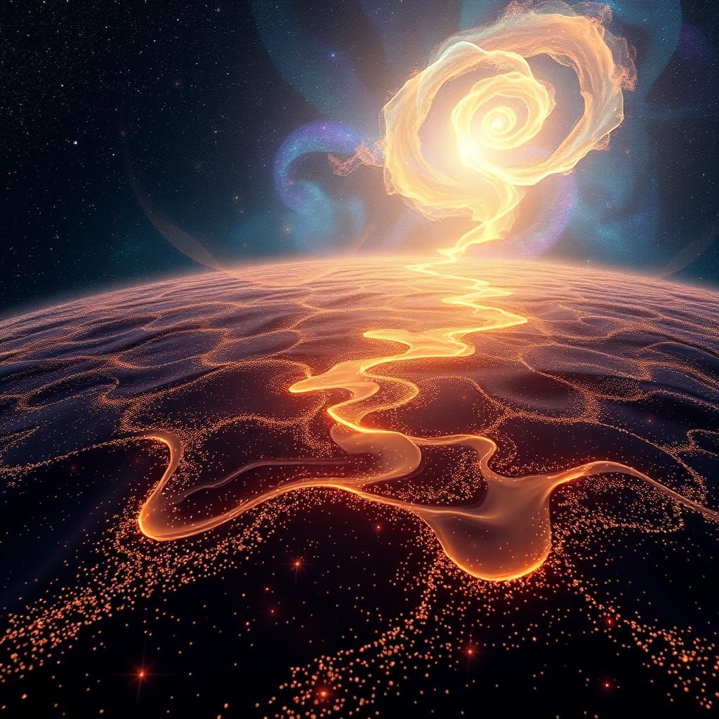 Celestial Canvas in Unreal Engine 5 Style