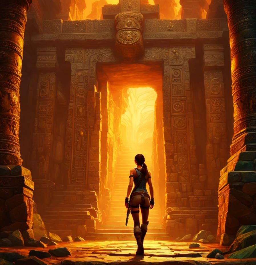 Mayan Temple Treasure Discovery