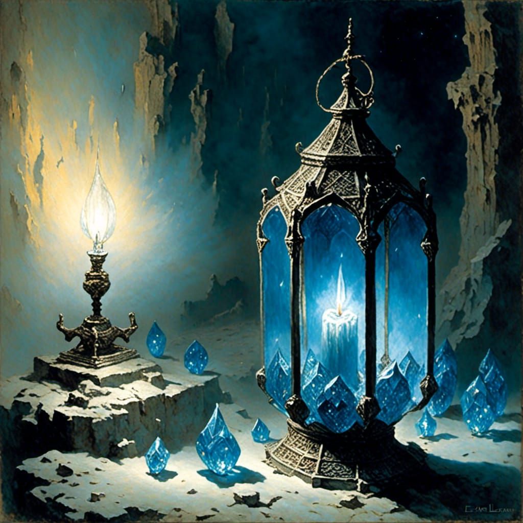 Luminescent Crystal Lanterns of the Silmarillion