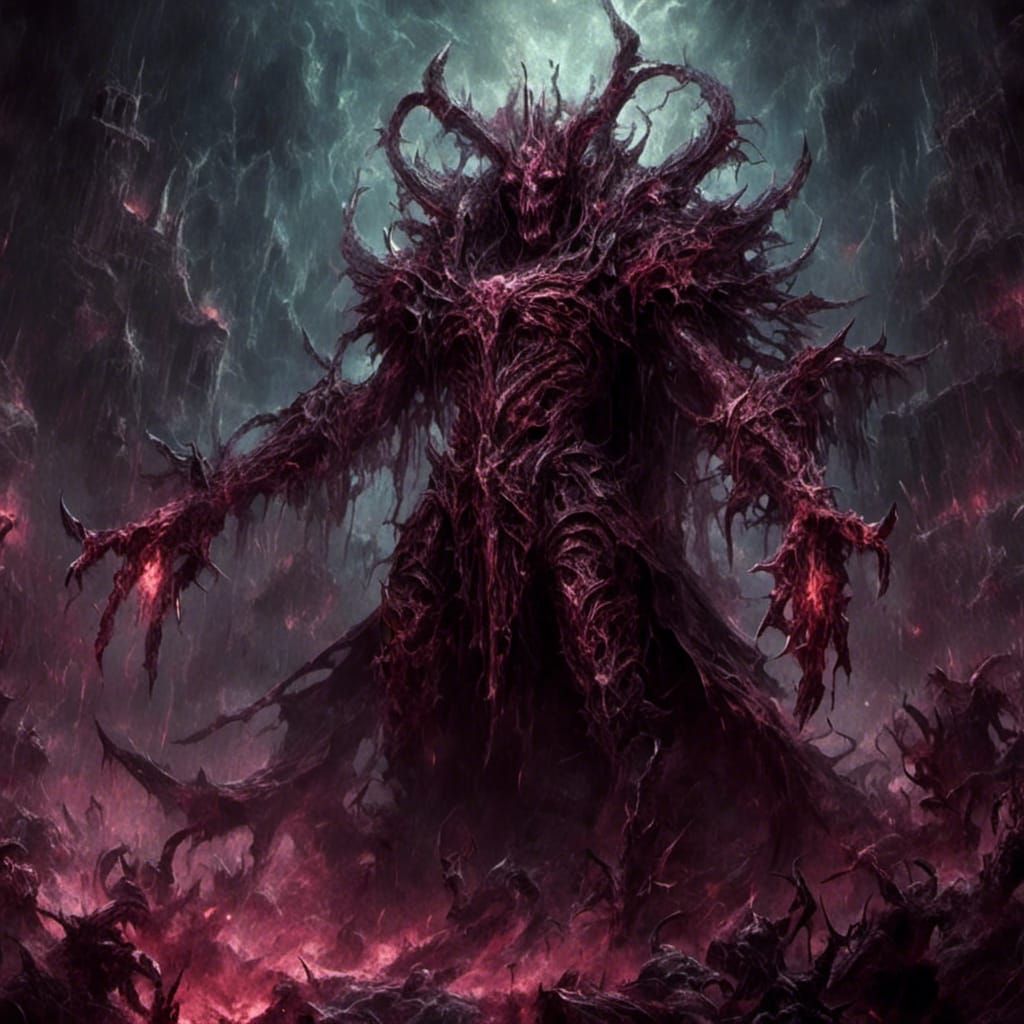 Slaanesh: Chaos God of Excess in Grimdark Style