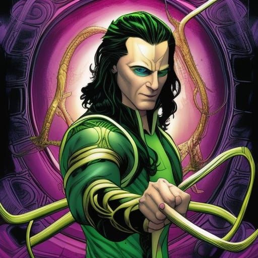 Loki Comic Book Art by Mark Brooks and Dan Mumford