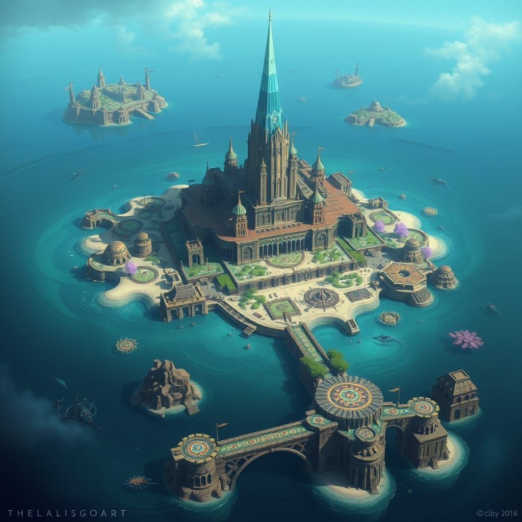 Underwater City of Thalassonar: Serpent Crown Citadel in Cor...