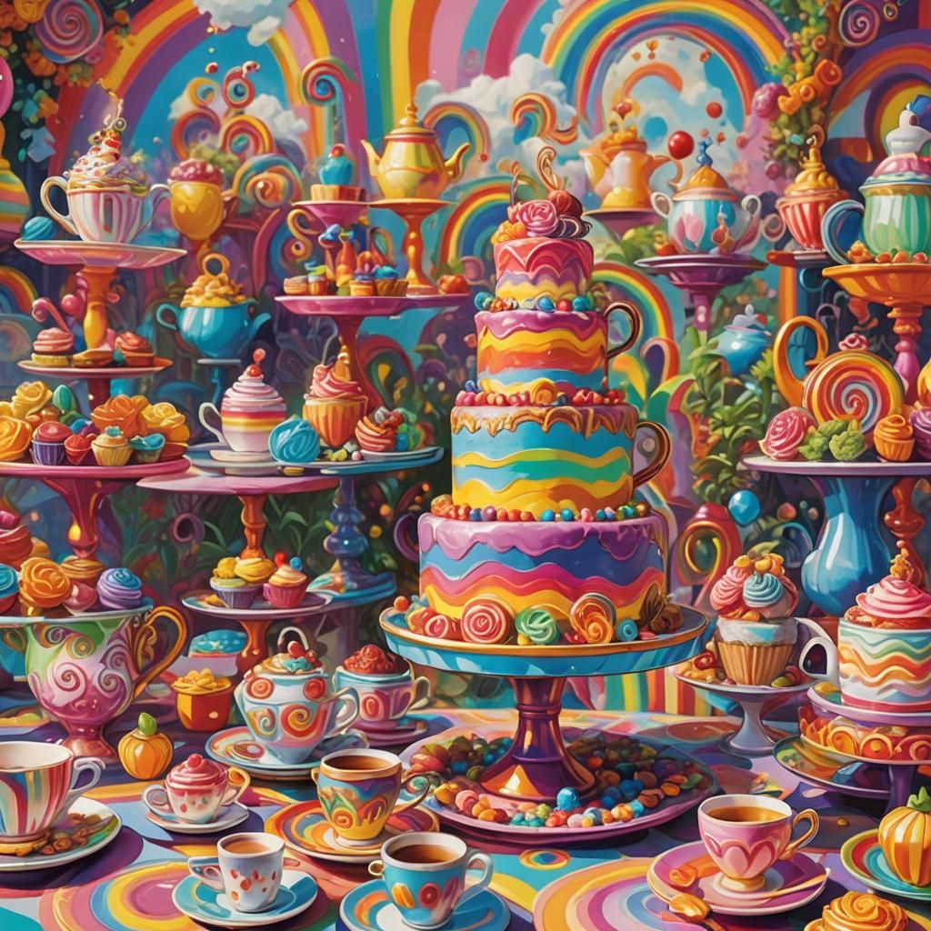 Willy Wonka and Alice's Psychedelic Tea Party