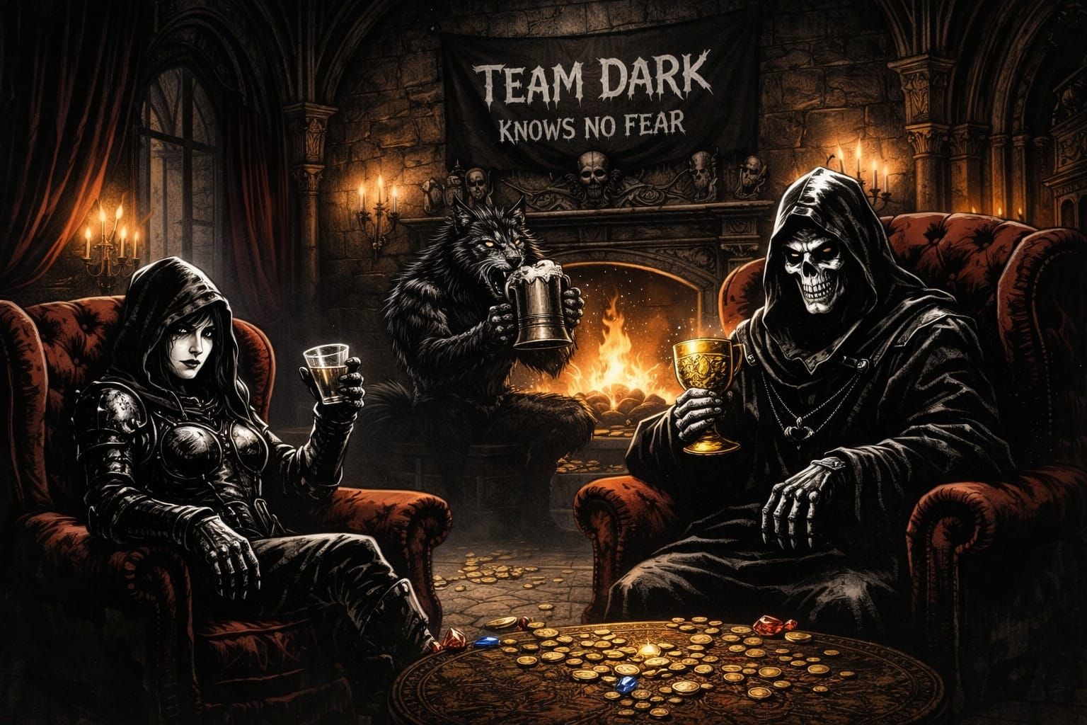 Ah, home at last. Until next time....💀