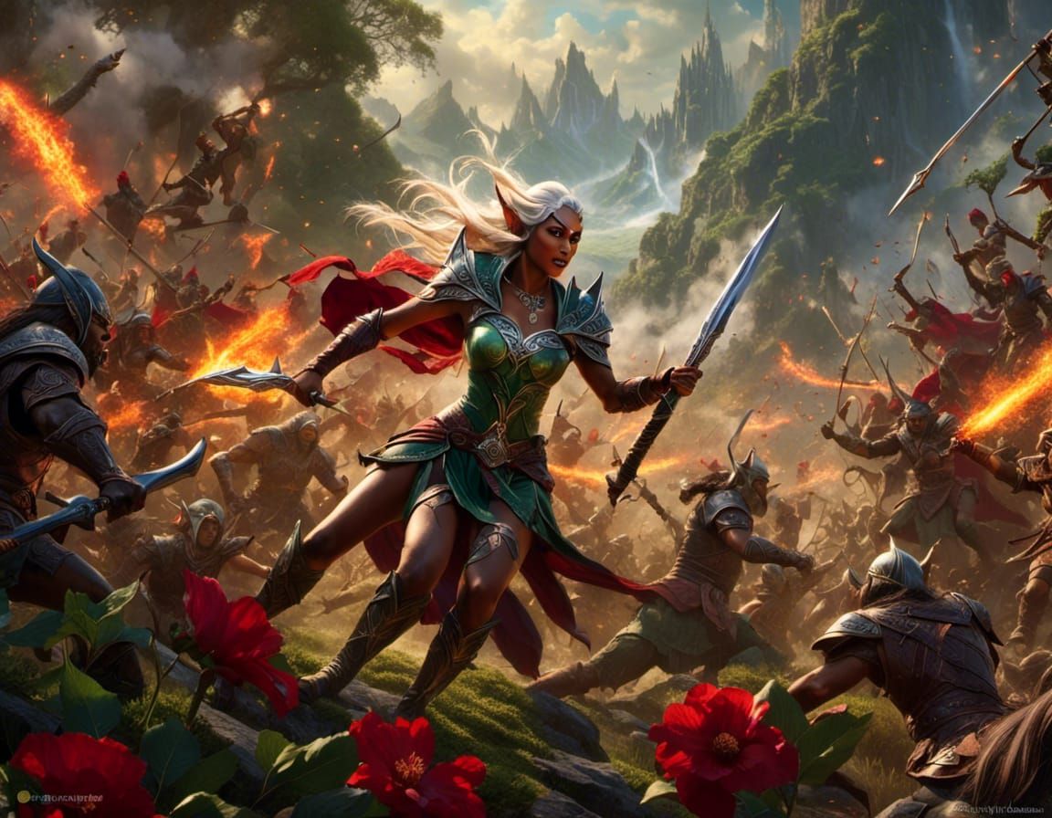 Elf in Battle 3