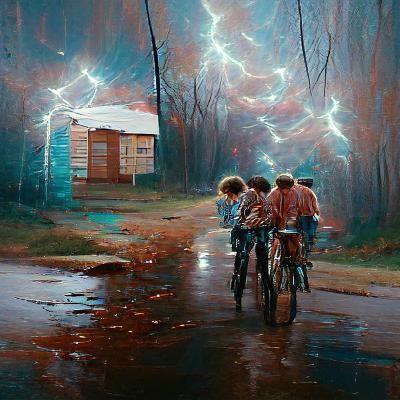 Stranger Things: Oil Painting in Gurney Style
