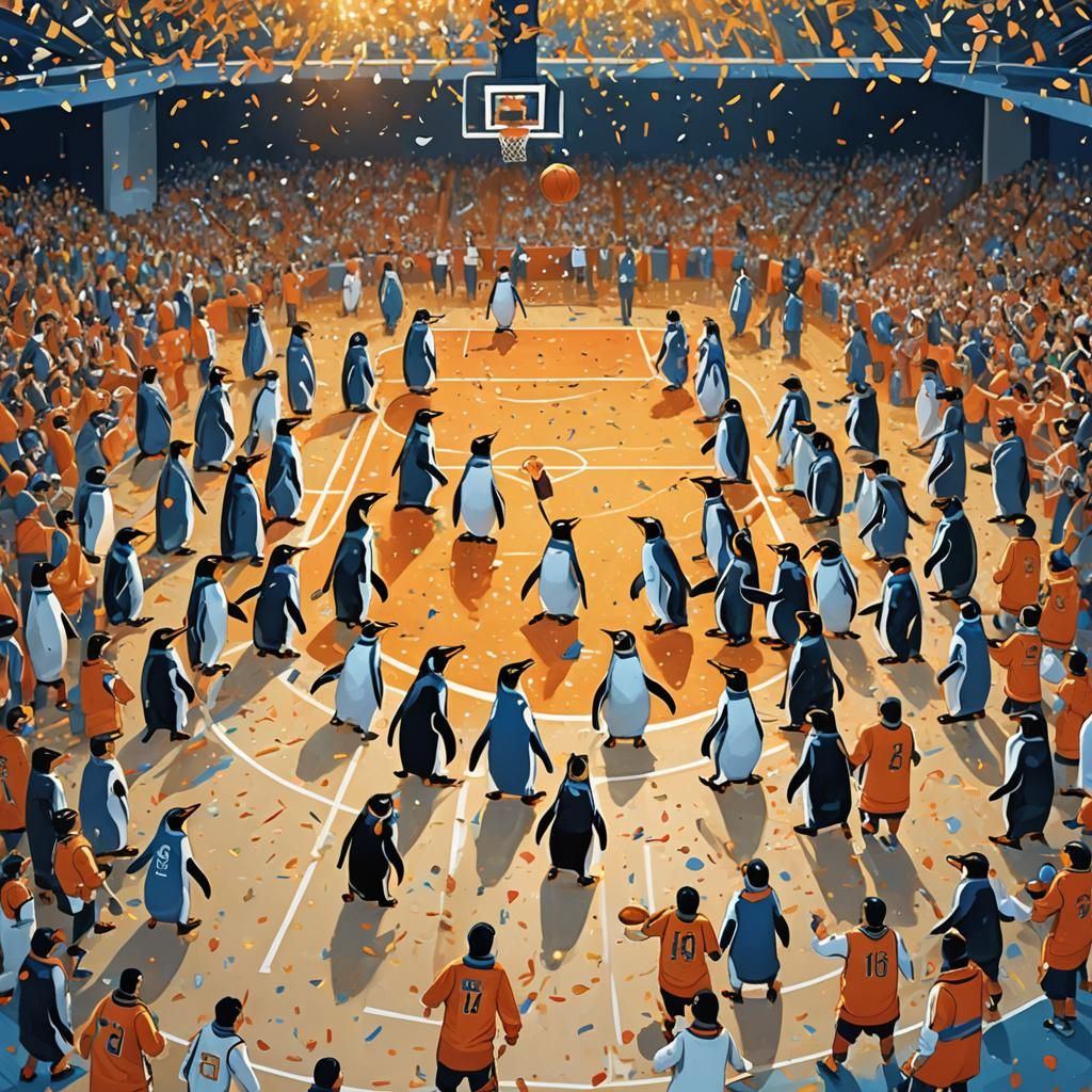 Penguin and Seal Athletes Compete for Olympic Gold