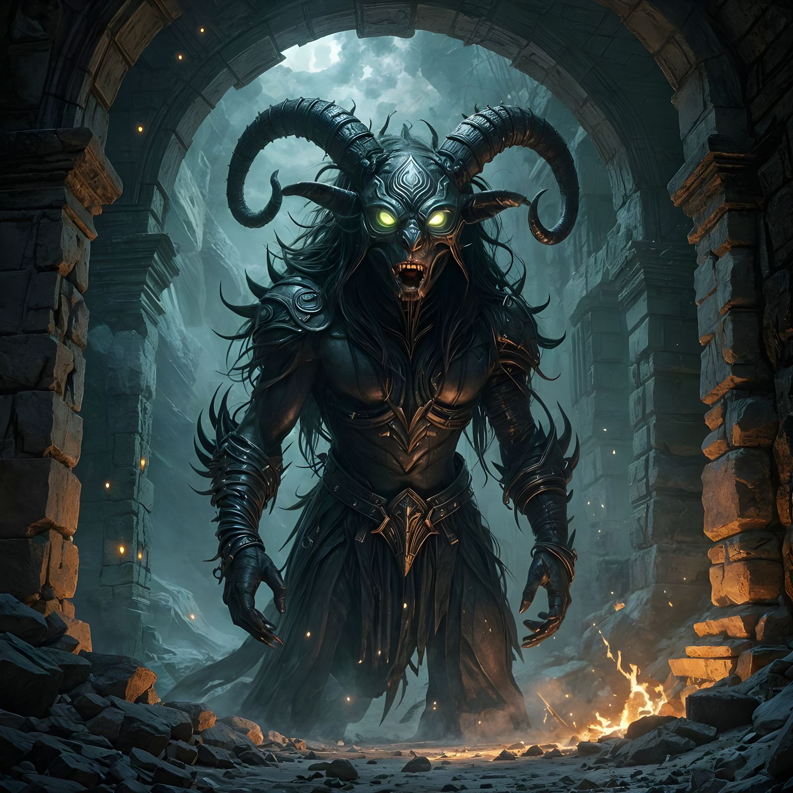 Ancient Beast Emerges from Shadow Portal