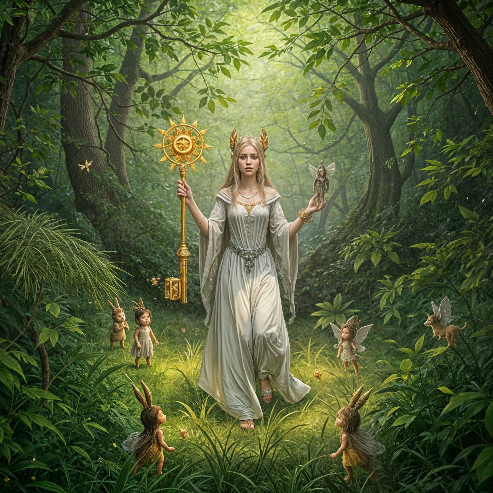 Mystical Enchantress Discovers Hidden Realm