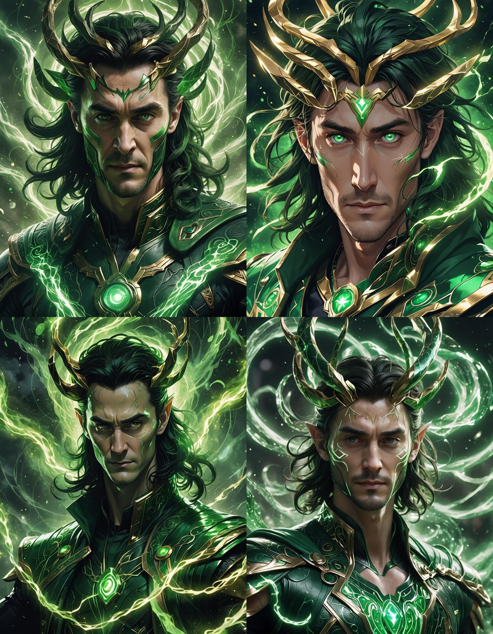 Loki Reveals His Power: 3D Anime Art