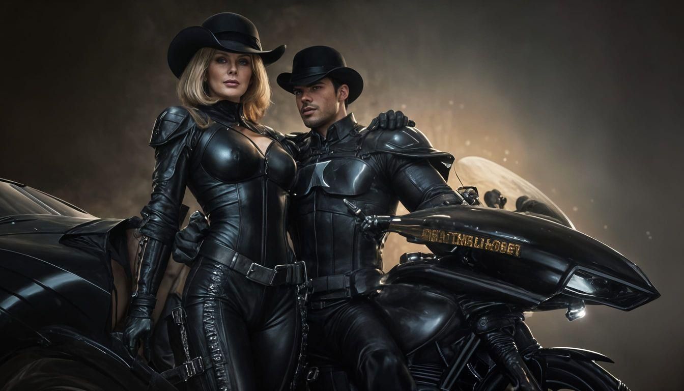 Photorealistic Avengers Rendition in Retrofuturistic Style