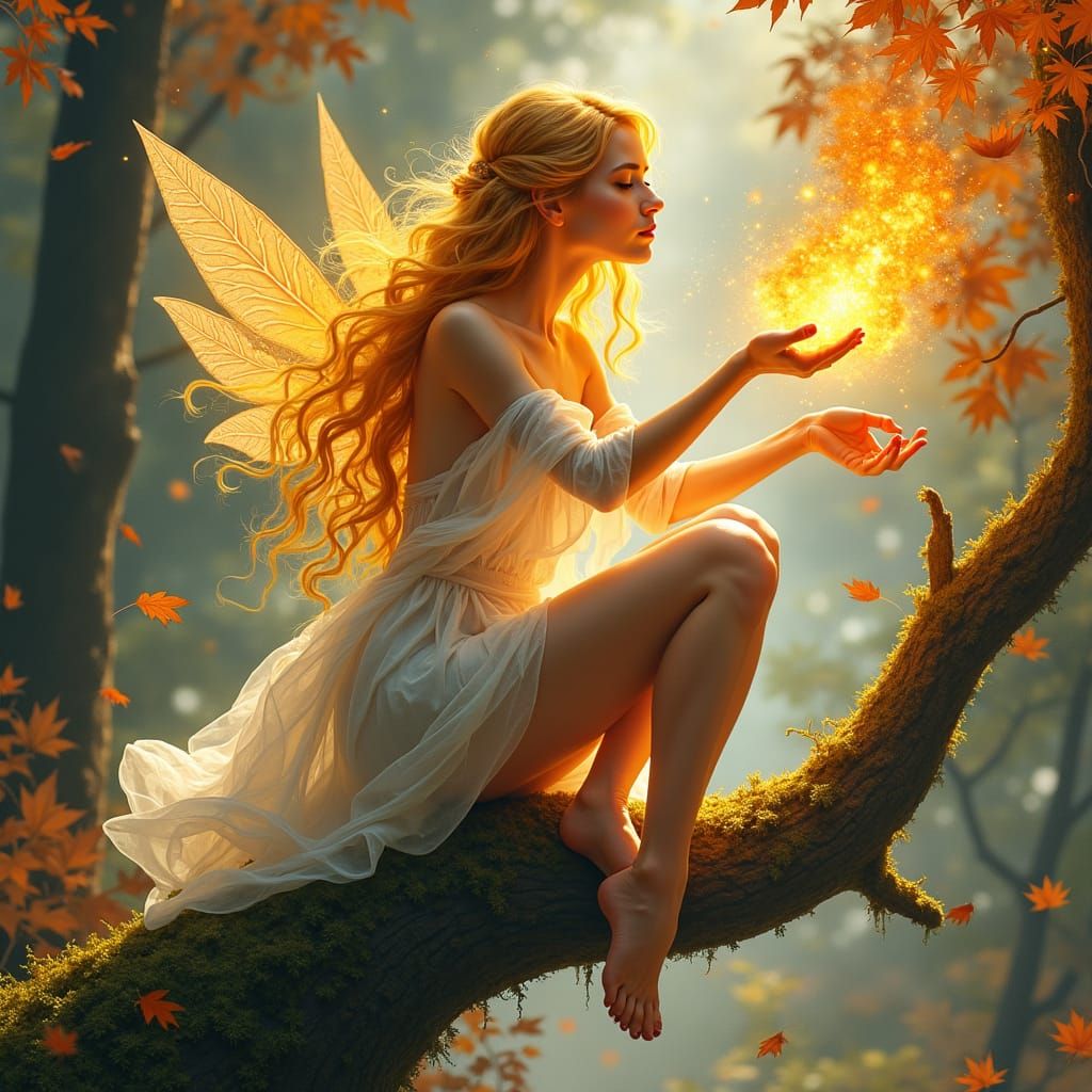 Ethereal fire faery