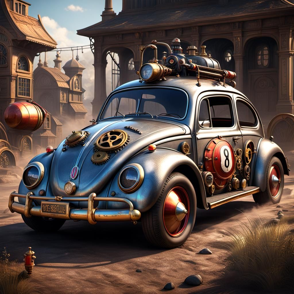 Steampunk Herbie !! No 8 !!