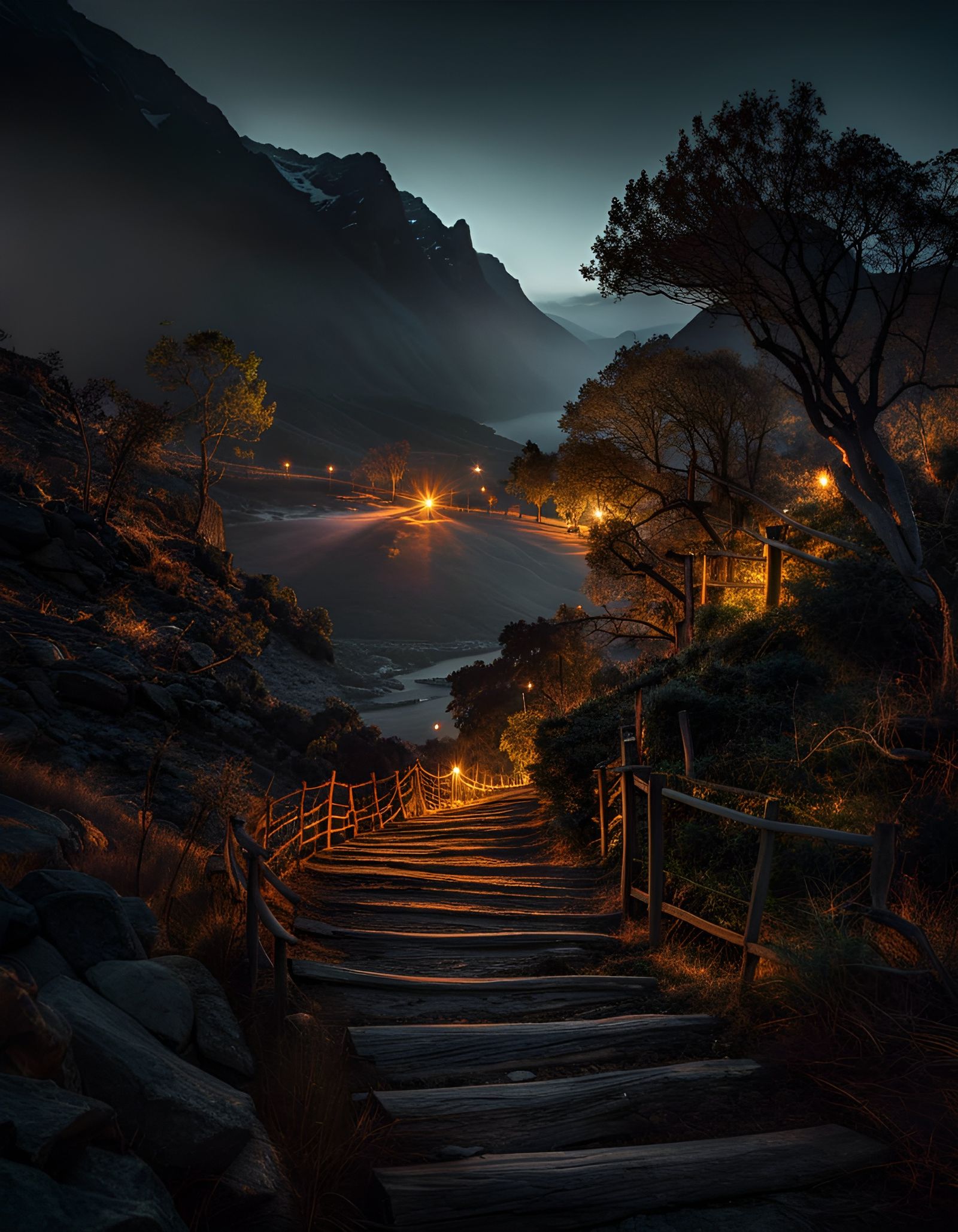 Path of Flame and Moonlight