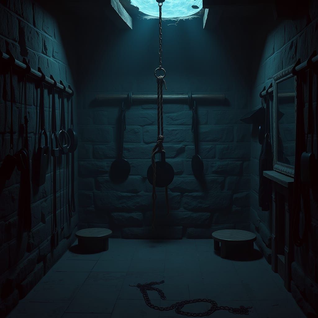 Sensual Play Dungeon in Film Noir Style