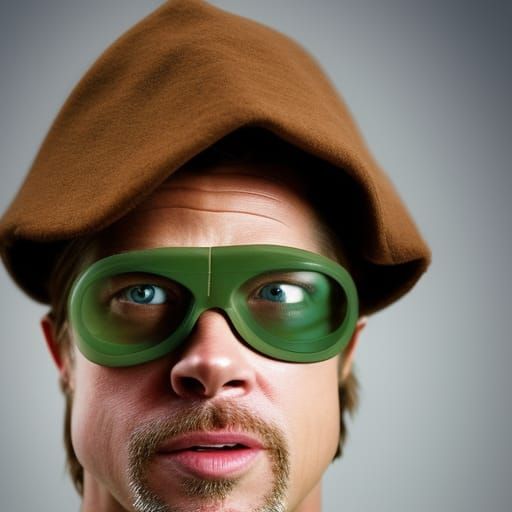 Man with Goggles and Hat, Professional Portrait