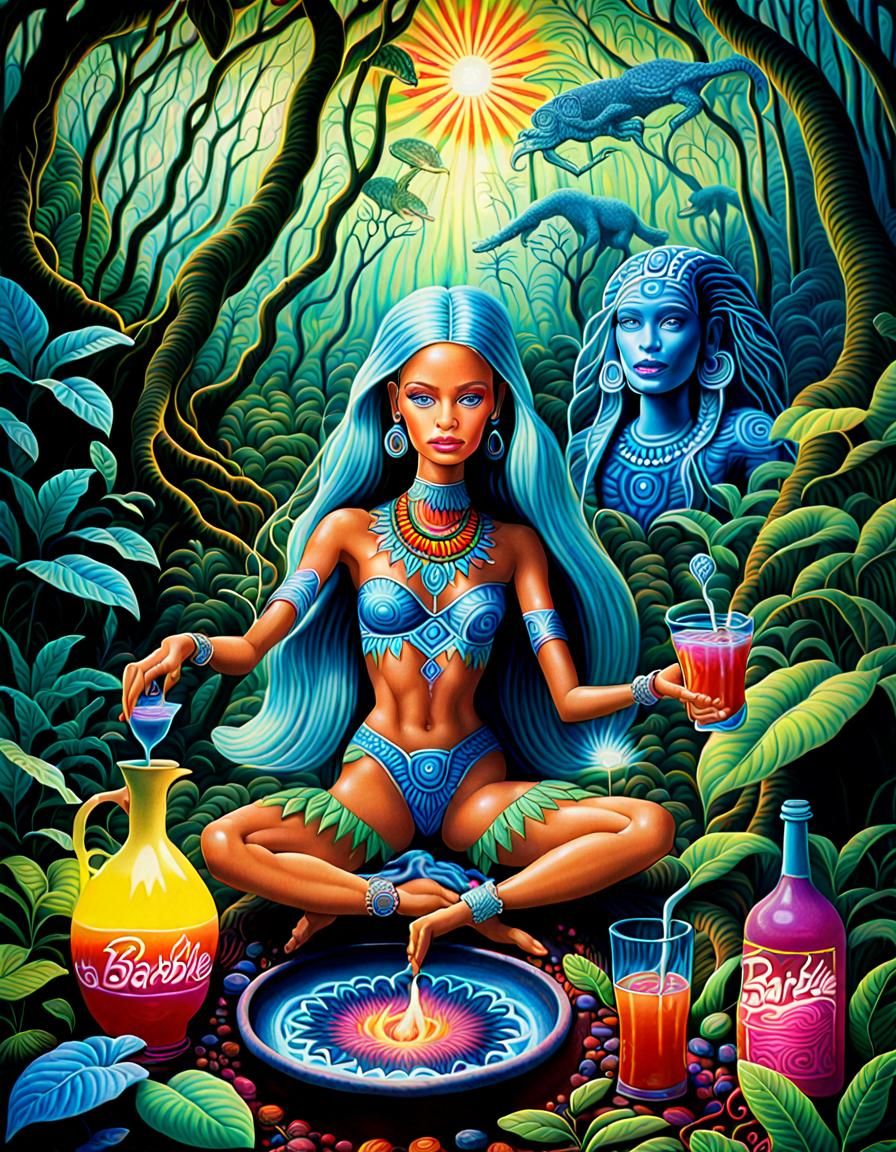 Barbie Drinks Ayahuasca