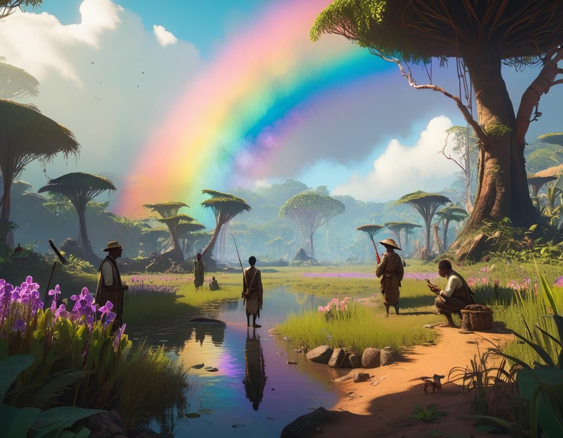 Ethereal Violet Ponds with Deaf Diplomats